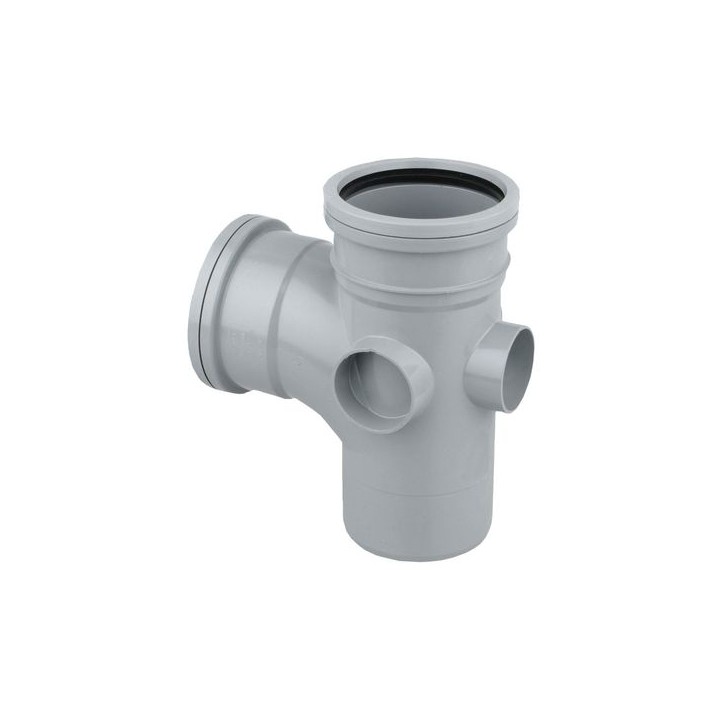 Wavin OsmaSoil S/S branch 90ï¿½ 110mm grey