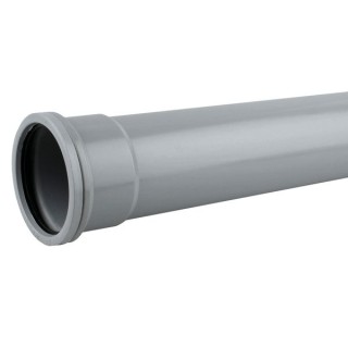 Wavin OsmaSoil S/S pipe 110mm grey 4m
