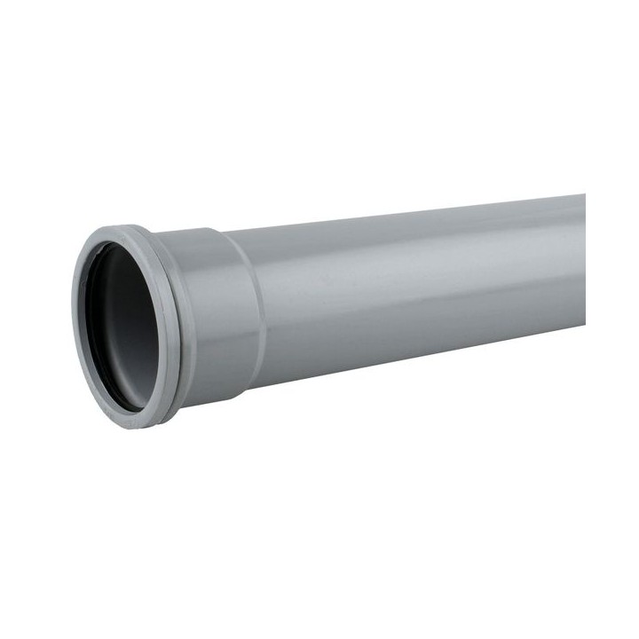 Wavin OsmaSoil S/S pipe 110mm grey 4m