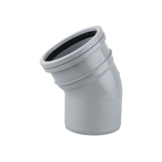 OsmaSoil 4S166G 110mm Ring-Seal Bend 30ø Grey