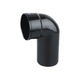 Wavin OsmaSoil SW/S long tail bend 90° 110mm black