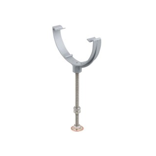 Wavin Osma RoundLine bow and pin rise and fall bracket 112mm grey