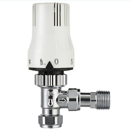 TRV 8 10 15mm x 1 2 Angled White TRV Only