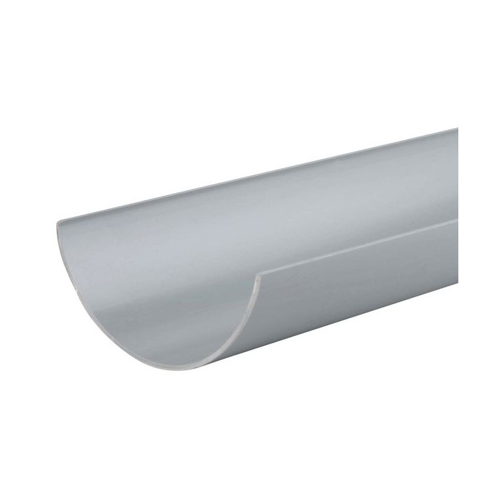 Wavin Osma RoundLine gutter 112mm grey 2m