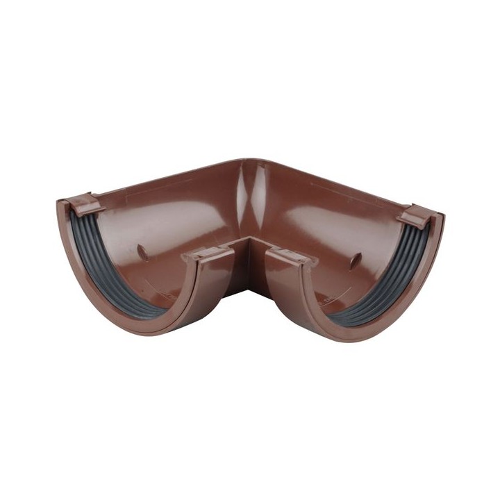 Osma RoundLine 0T003 Gutter Angle 90° 112mm Brown