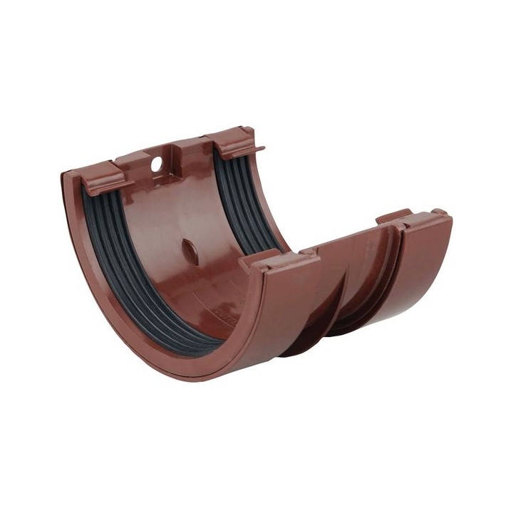 Osma RoundLine 0T005 Gutter Jointing Bracket 112mm Brown