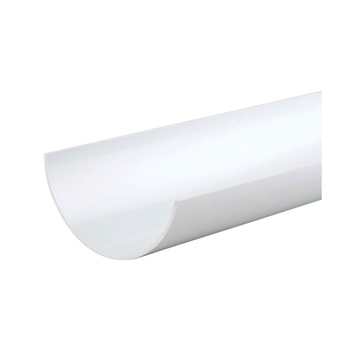 Wavin Osma RoundLine gutter 112mm white 4m 0T074W