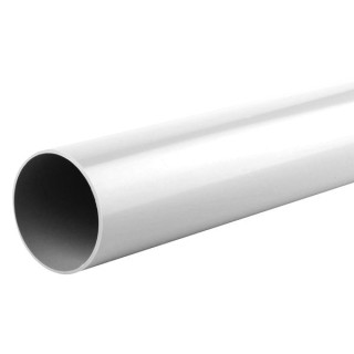 Wavin Osma RoundLine pipe 68mm white 5.5m