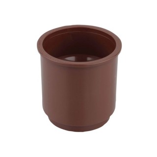 Osma RoundLine 0T024 Pipe Connector 68mm Brown