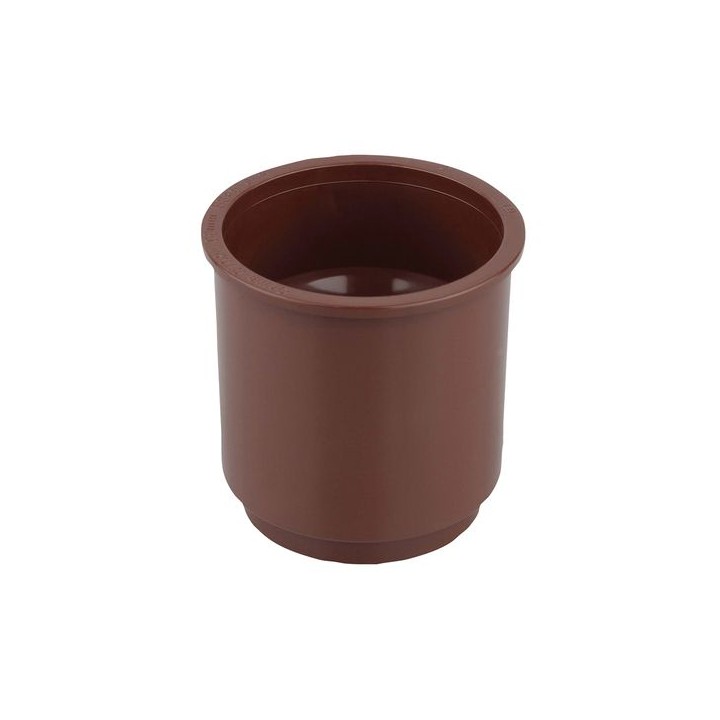 Osma RoundLine 0T024 Pipe Connector 68mm Brown
