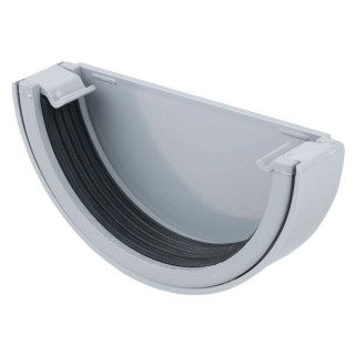 Wavin Osma RoundLine stopend external 12mm grey 0T011G