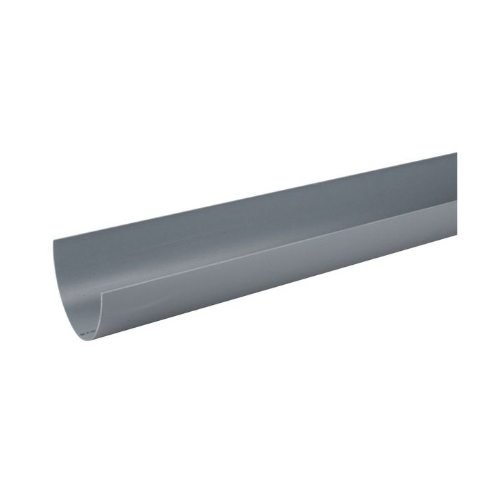 Wavin Osma RoundLine gutter 112mm grey 4m 0T074G