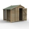 4LIFE Apex Shed 5 x 7 - Single Door - 2 Windows - with LEAN-TO Home Delivery