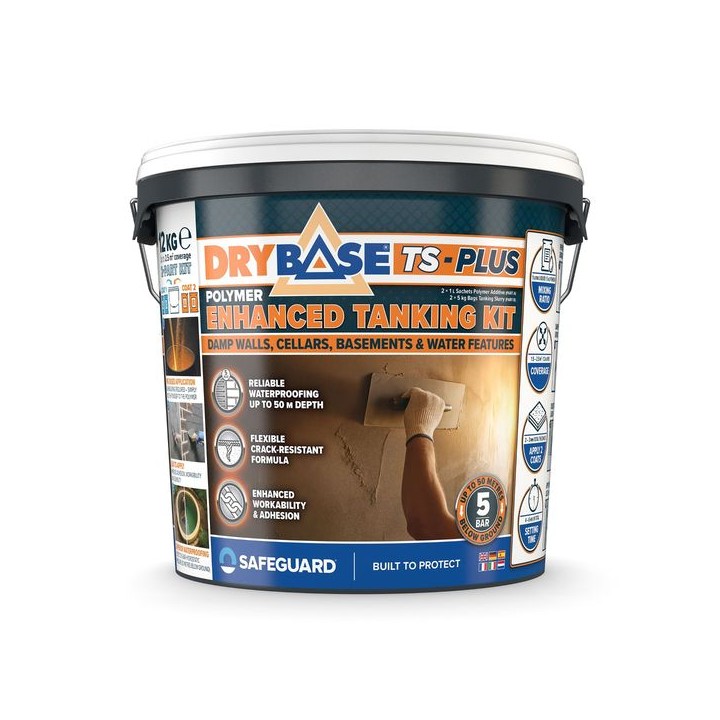 Safeguard Drybase TS-Plus Polymer Tanking Kit 12kg