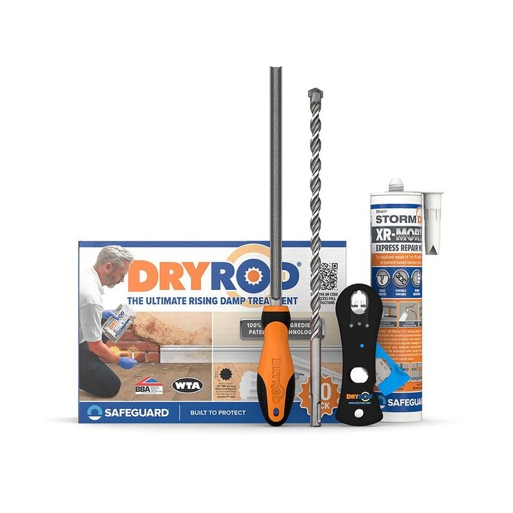 Safeguard Dryrod Damp Proofing Rods Kit 6M BBA Approved