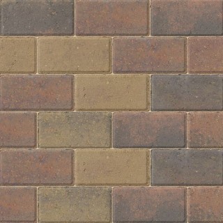Marshalls Standard Concrete Block Paving Sunrise 200 x 100 x 50 - Pack of 488 (9.76m2)