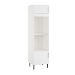 Essence White 600mm 2 x Single Oven Tower Type D
