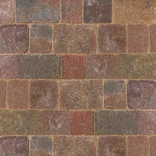 Bradstone Woburn Rumbled Concrete Block Paving Rustic 134mm x 134mm x 50mm - Pack of 504