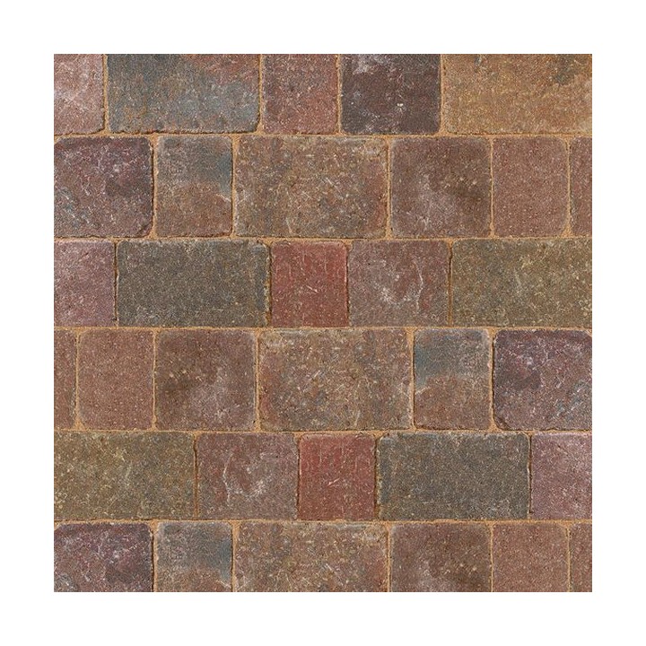 Bradstone Woburn Rumbled Concrete Block Paving Rustic 134mm x 134mm x 50mm - Pack of 504
