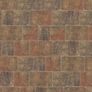 Bradstone Woburn Rumbled Concrete Block Paving Autumn 200mm x 134mm x 50mm