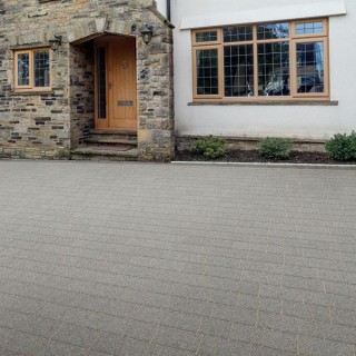 Marshalls Modal X Textured Concrete Block Paving Silver Grey Granite 200 x 100mm