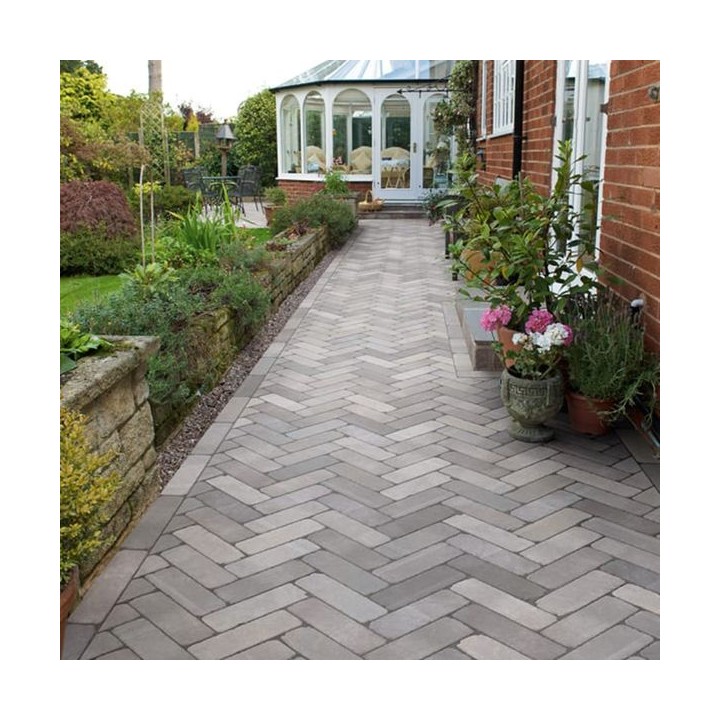 Marshalls  Alvanley Pavers Natural Stone Paving Silver Blend 305 x 105mm