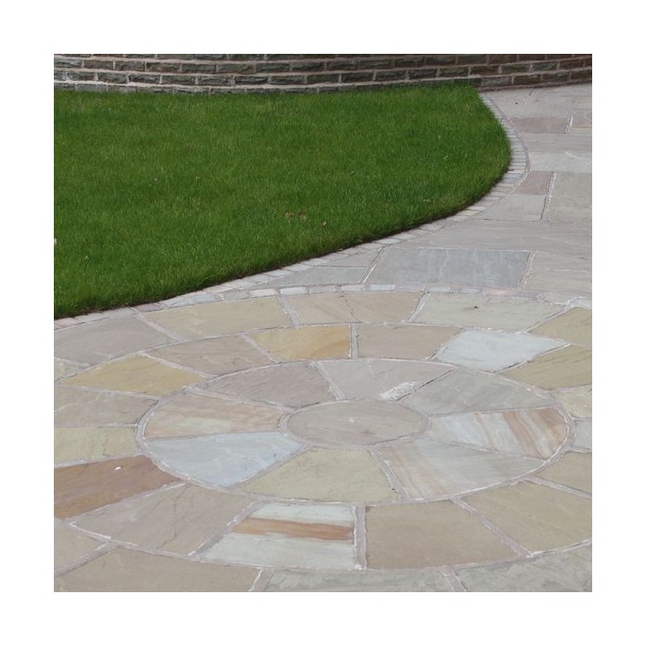 Talasey Classicstone Indian Sandstone 3m Natural Stone Circle Lakeland