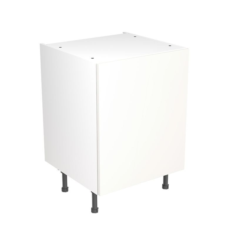 Flatpack Base Unit Super Gloss White Slab 600mm - FKKF0004