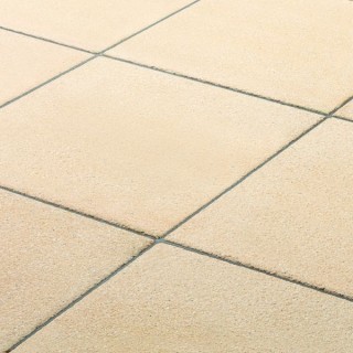 Bradstone Textured Buff Paving Slab 450 x 450 x 32mm
