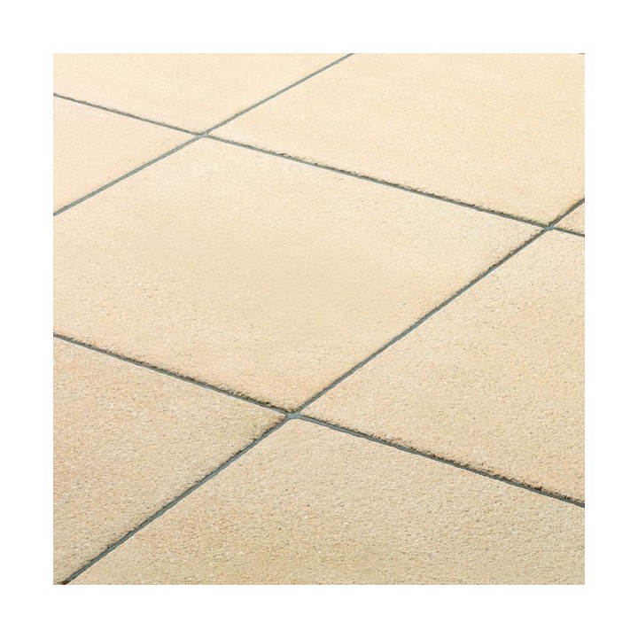 Bradstone Textured Buff Paving Slab 450 x 450 x 32mm