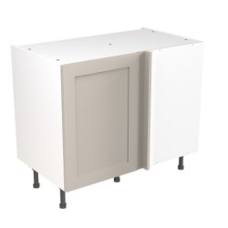 Flatpack Corner Base Unit Shaker Ultra Matt Light Grey 1000mm - FKKH0709