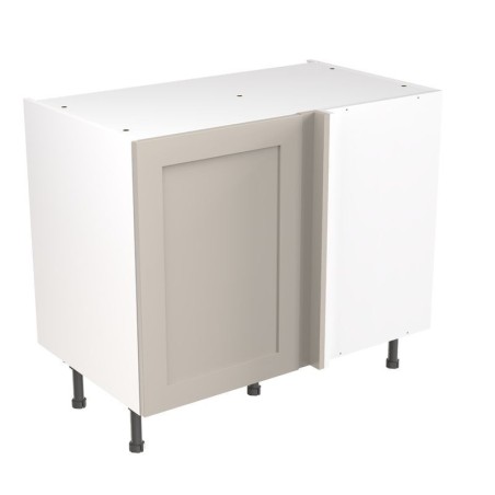 Flatpack Corner Base Unit Shaker Ultra Matt Light Grey 1000mm - FKKH0709