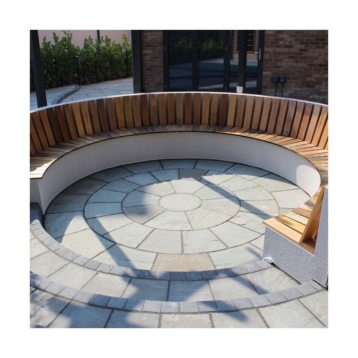 Talasey Classicstone Indian Sandstone Natural Stone Circle Promenade