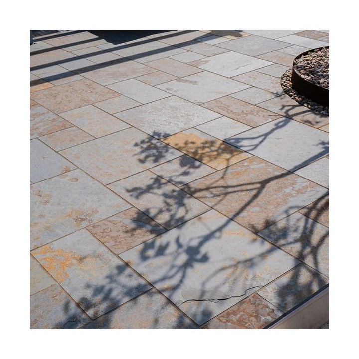 Talasey Premiastone Copper Slate Natural Stone Patio Paving Copper Slate 600 x 900mm