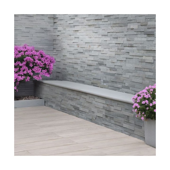 Global Stone Natural Stone Cladding Castle Grey  0.54m2 Project Pack