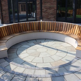 Talasey Classicstone Indian Sandstone 3m Natural Stone Circle Promenade