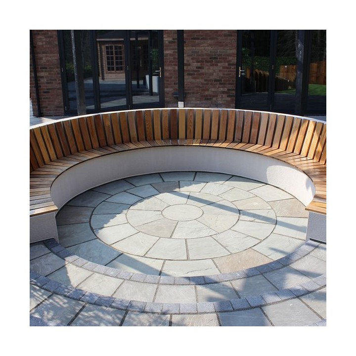 Talasey Classicstone Indian Sandstone 3m Natural Stone Circle Promenade