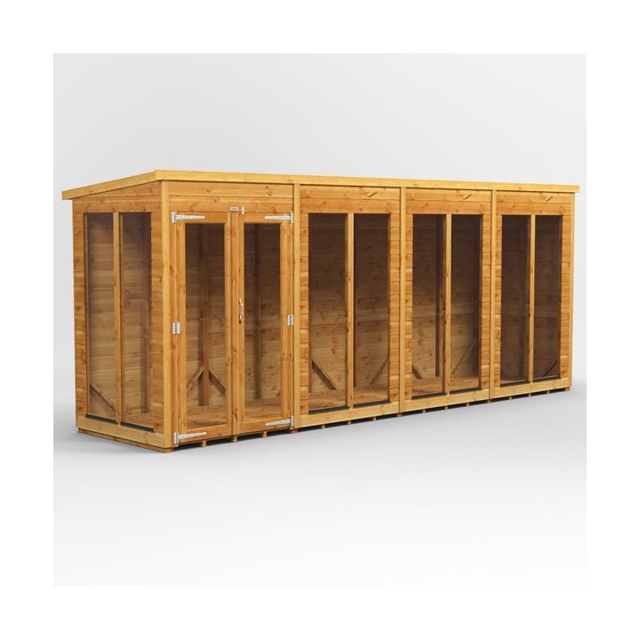16 x 4 Power Pent Summerhouse