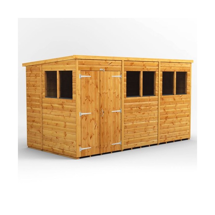 12 x 6 Power Pent Double Door