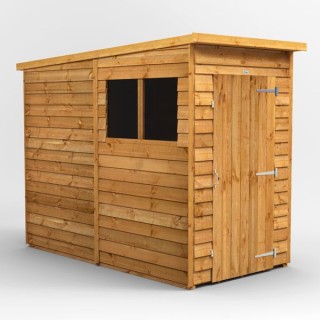 4 x 8 Power Overlap Pent Shed