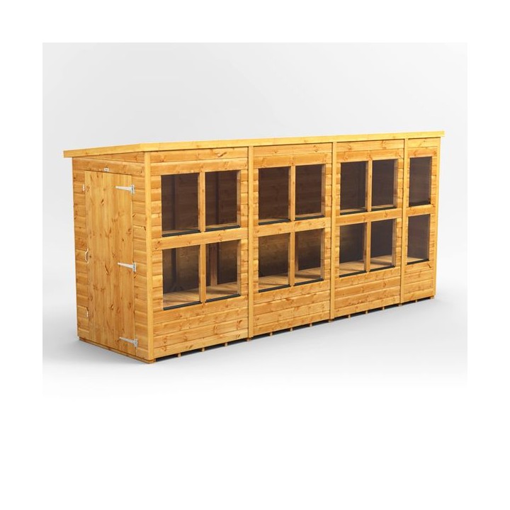 14 x 4 Power Pent Potting Shed