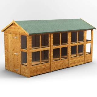 14 x 6 Power Apex Potting Shed