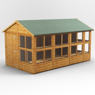 14 x 8 Power Apex Potting Shed