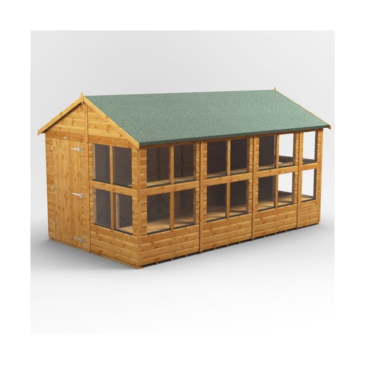 14 x 8 Power Apex Potting Shed