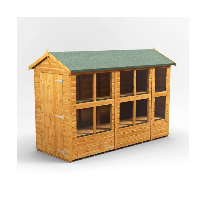 10 x 4 Power Apex Potting Shed