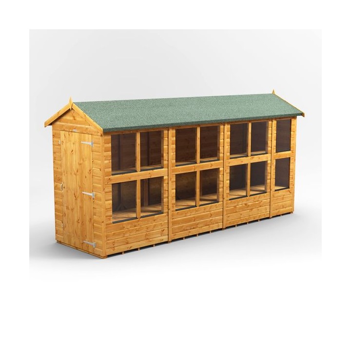 14 x 4 Power Apex Potting Shed