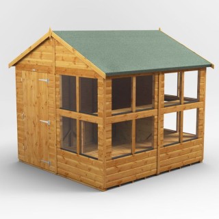 8 x 8 Power Apex Potting Shed