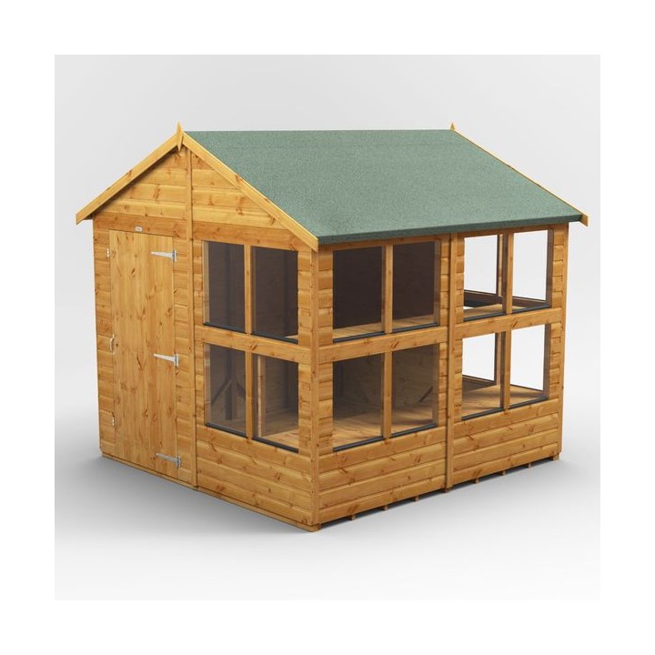 8 x 8 Power Apex Potting Shed