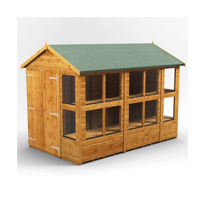 10 x 6 Power Apex Double Door Potting Shed