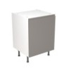 Flatpack Base Unit J-pull Super Gloss Dust Grey 600mm - FKKJ0304